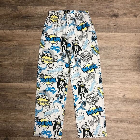 GAP Batman Comic Print Lounge Pants - Blue and Grey - Picture 1 of 6